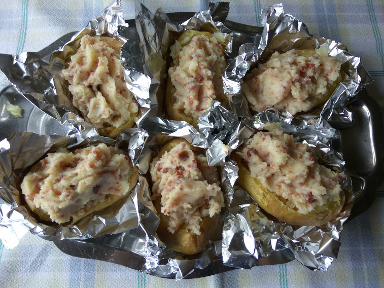 Patatas Rellenas de Jamón