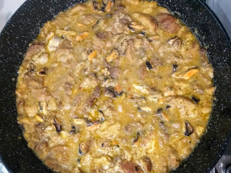 Rape con Suquet de Mejillones