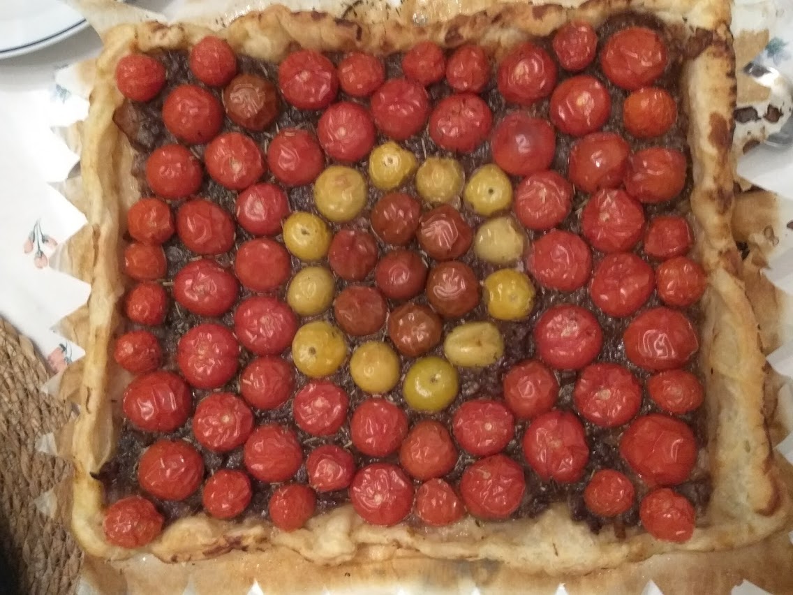 Tarta de Tomates  Cherry