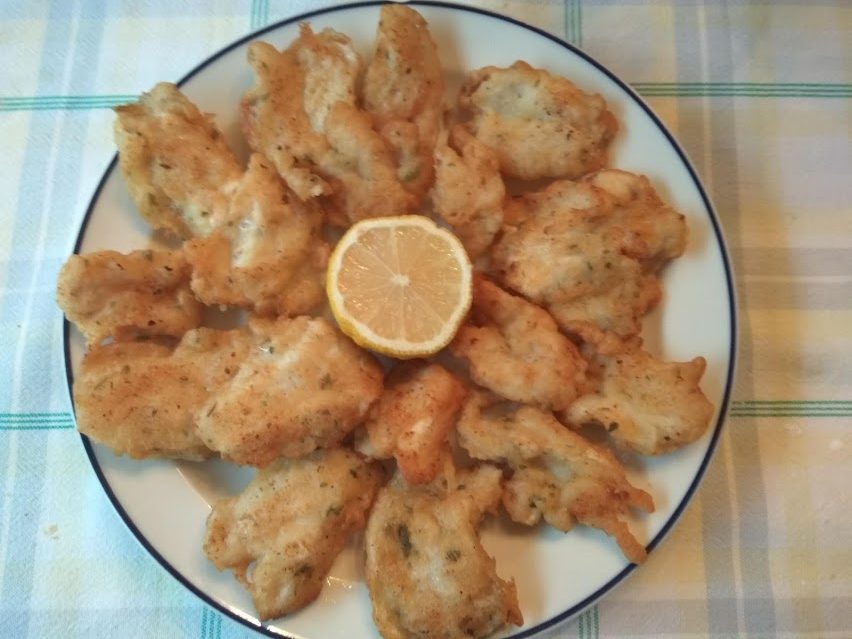 Cocochas de Bacalao Rebozadas