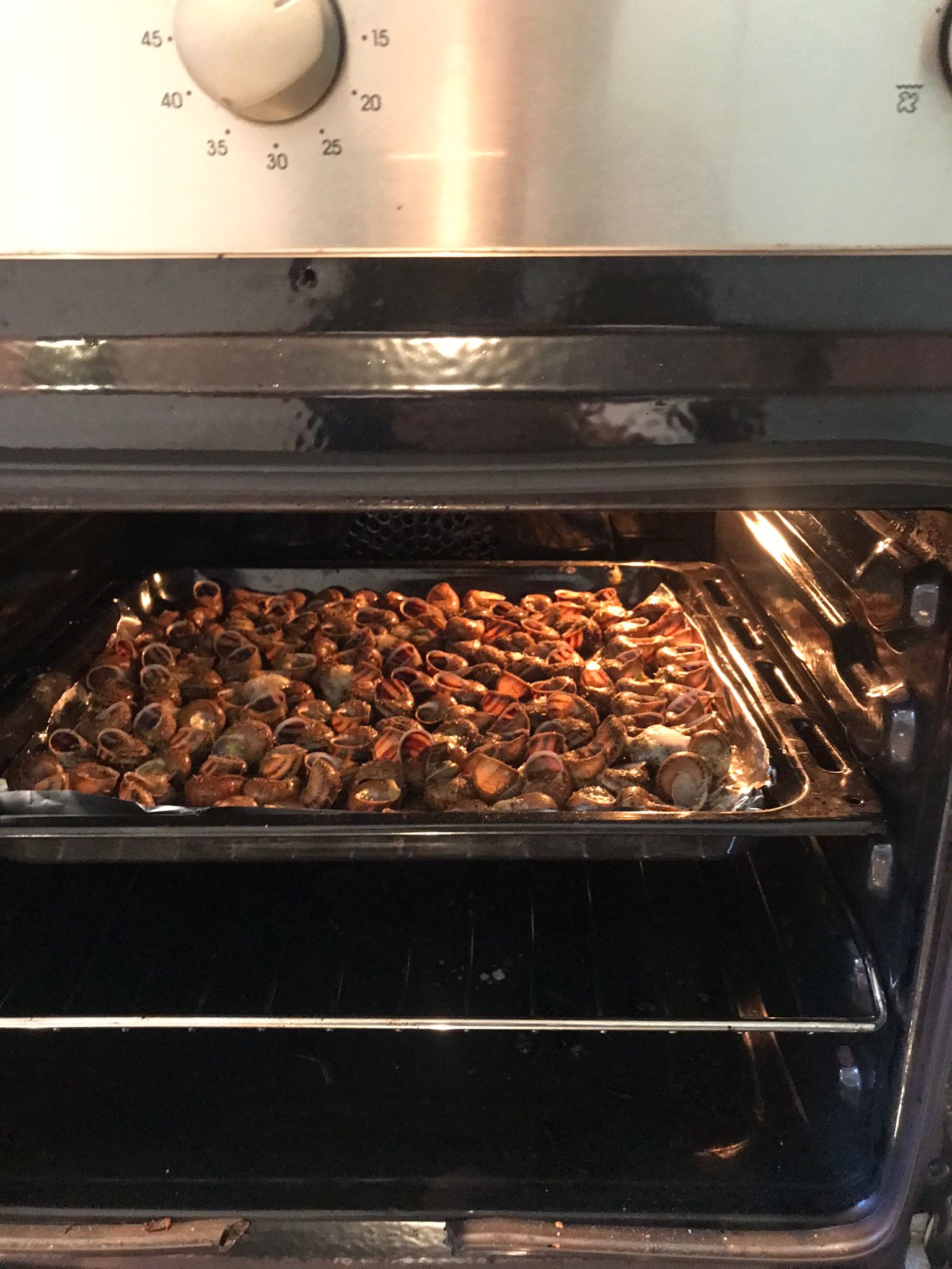 Caracoles a la Llauna