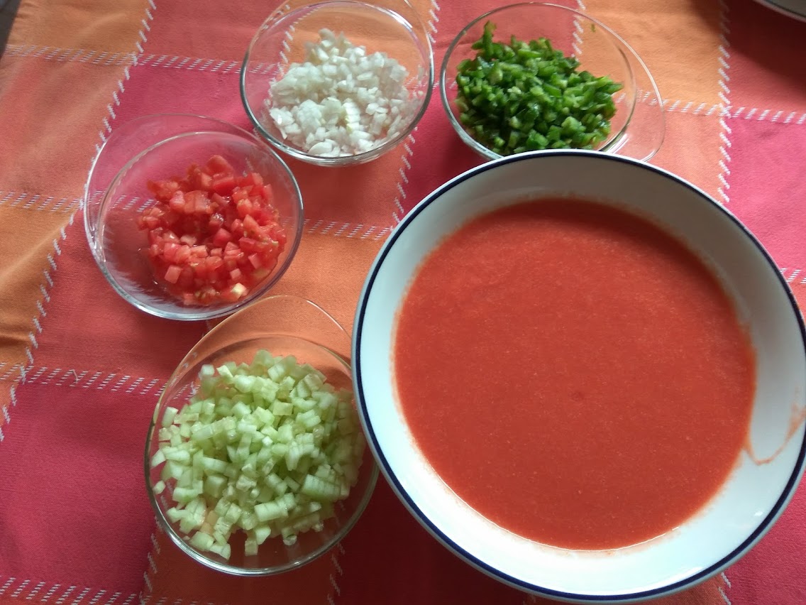 Gazpacho con fresas 2