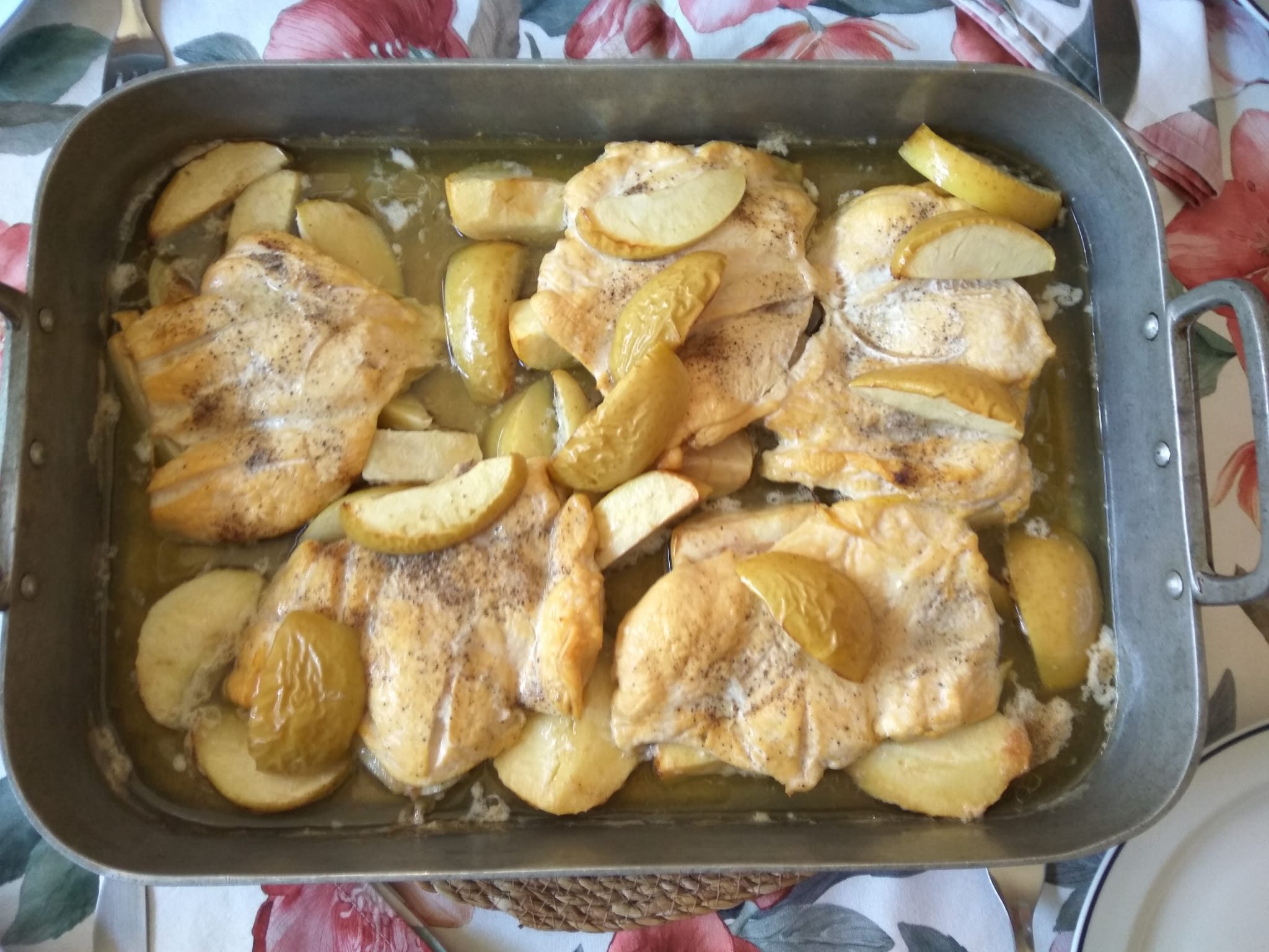 Pechugas de Pollo con Manzanas