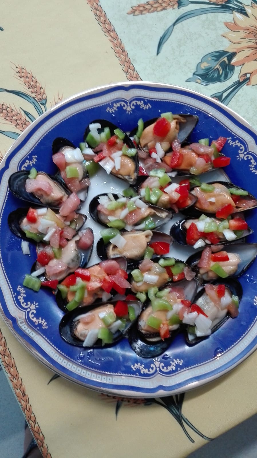 Mejillones con Vinagreta