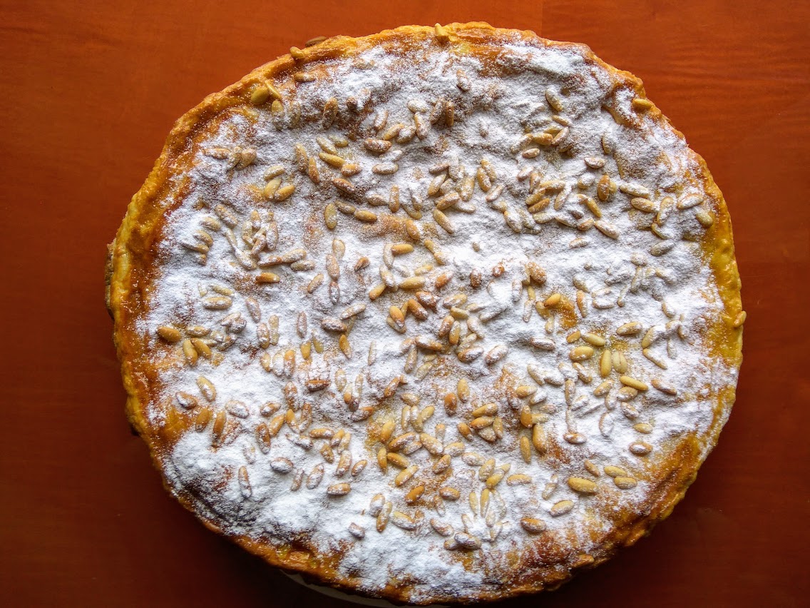 Coca de Hojaldre y Cabello de Ángel