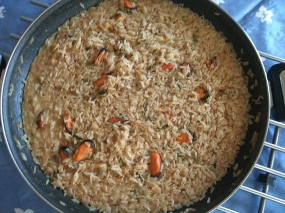 Risotto con Mejillones o Berberechos