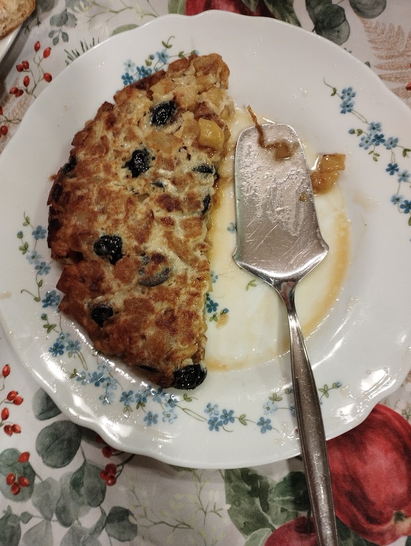 Tortilla De Patatas Con Aceitunas Negras