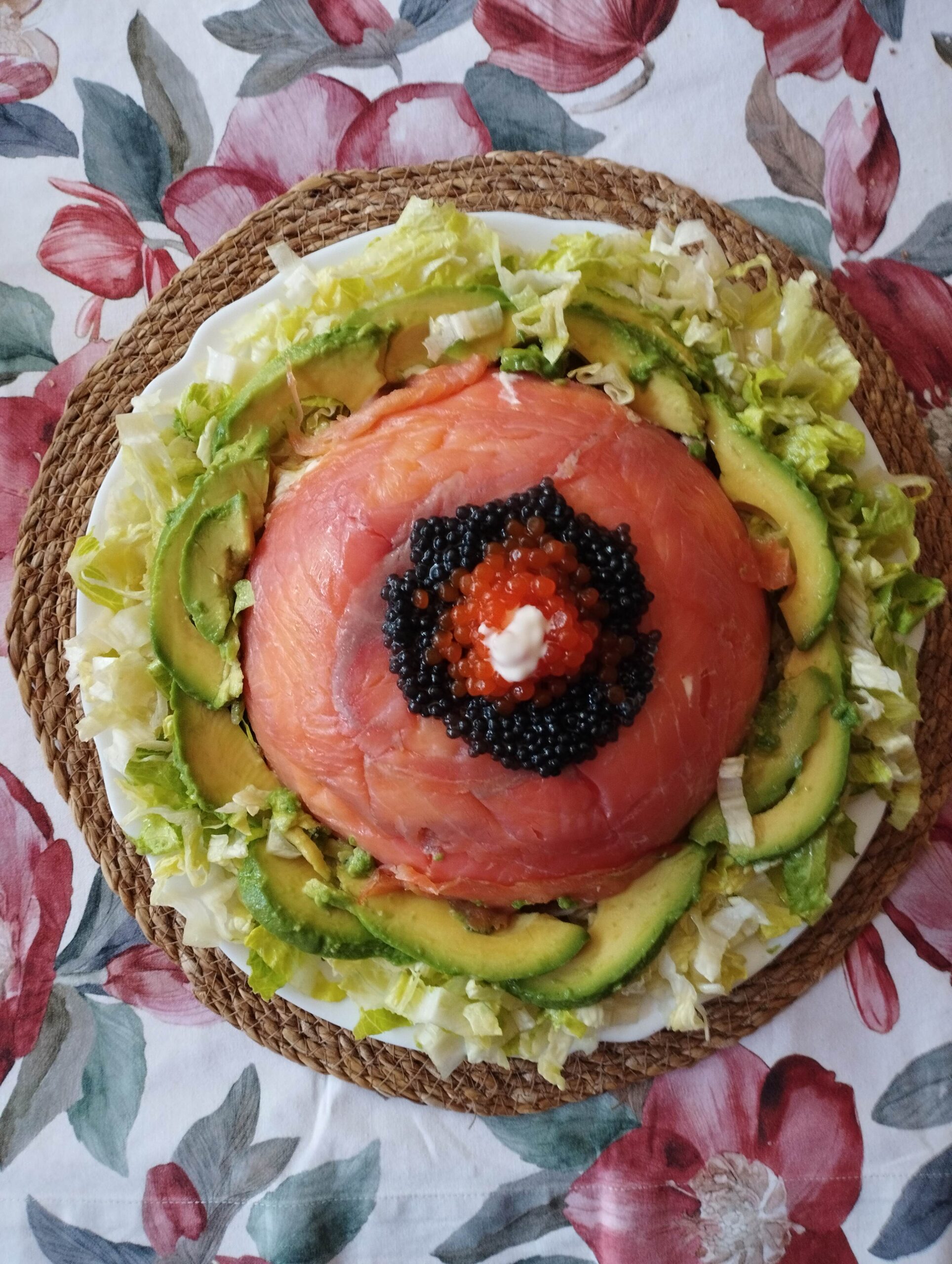 Pastel De Salmón Y Cangrejo