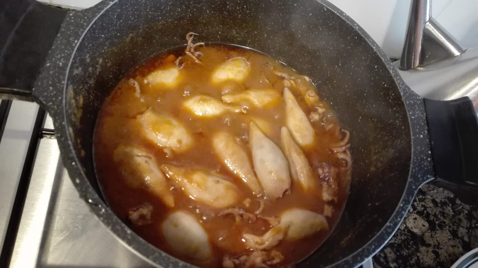 Calamares Rellenos De Butifarra